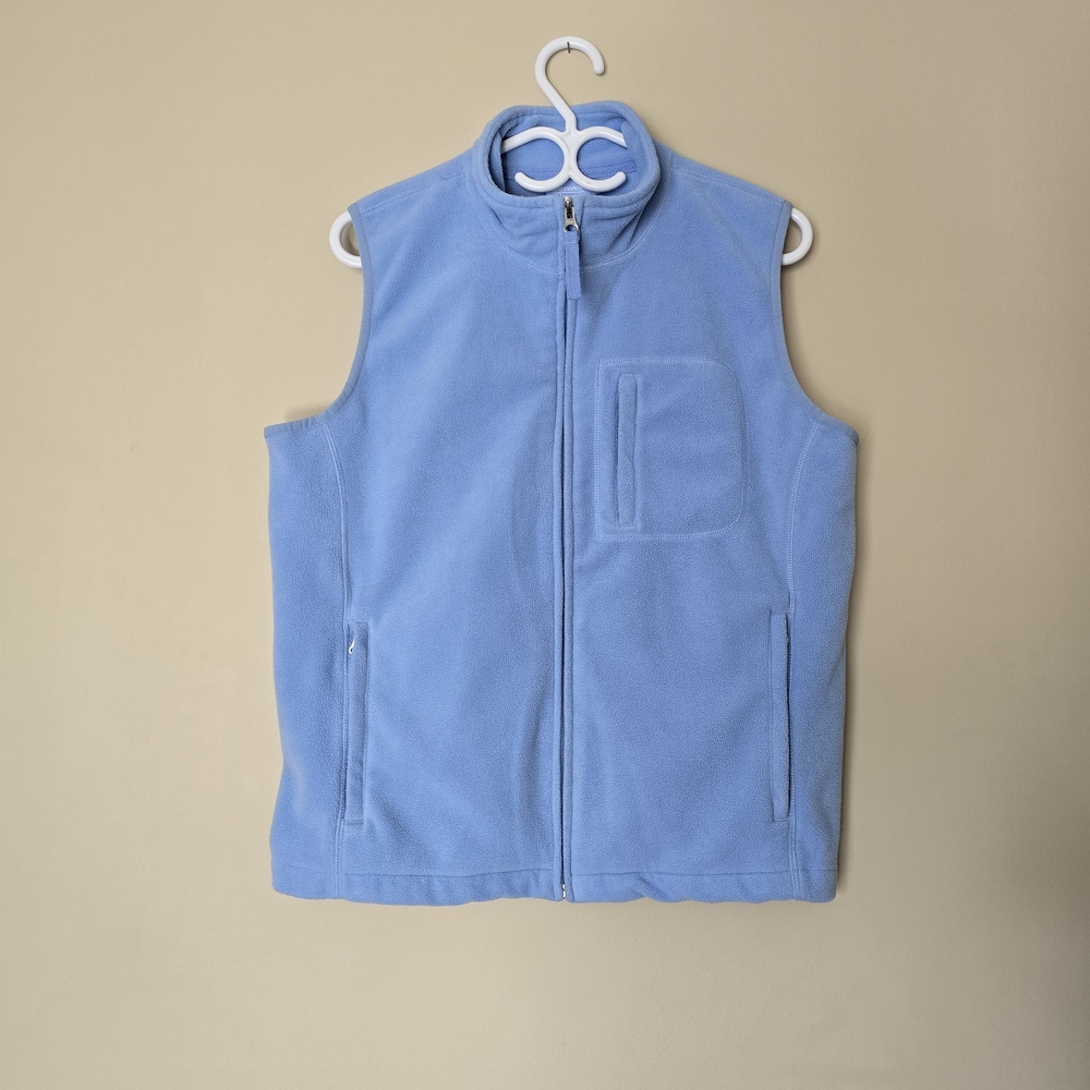 Denver Hayes Blue Full Zip Fleece Vest Extra Large - Picture 2 of 9